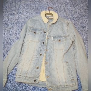 Saint morta sherpa jean jacket XL